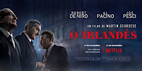 Imagem principal do evento O Irlandês - Cine Passeio  - Curitiba - Quarta- Feira (04/12)
