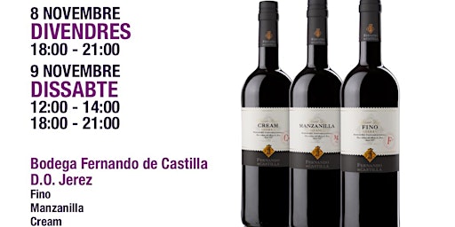 Degustación de Vinos Bodega Fernando de Castilla primary image