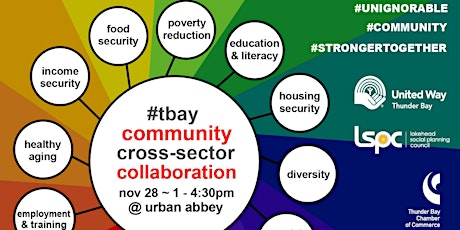 Imagem principal do evento #tbay community cross-sector collaboration