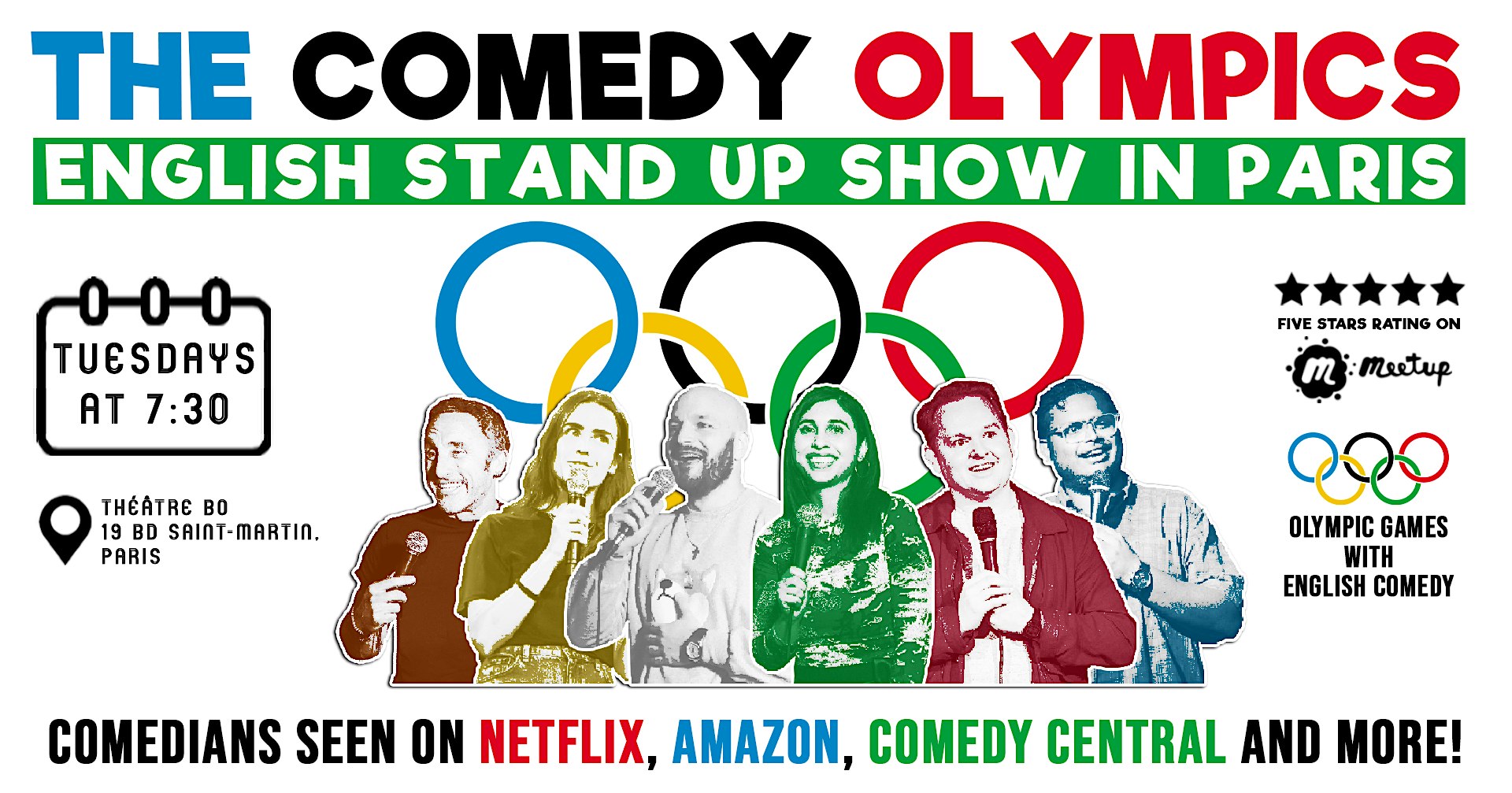 The Comedy Olympics | English Stand-Up Show in Paris