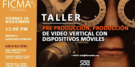 Imagen principal de Taller preproducción, producción de video vertical con dispositivos moviles