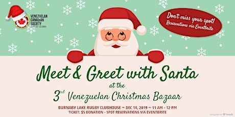 2019 Santa at Bazar Venezolano - Meet & Greet primary image
