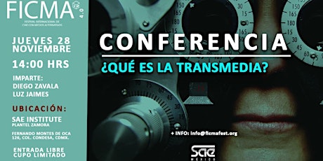 Imagen principal de Conferencia ¿Qué es la transmedia?