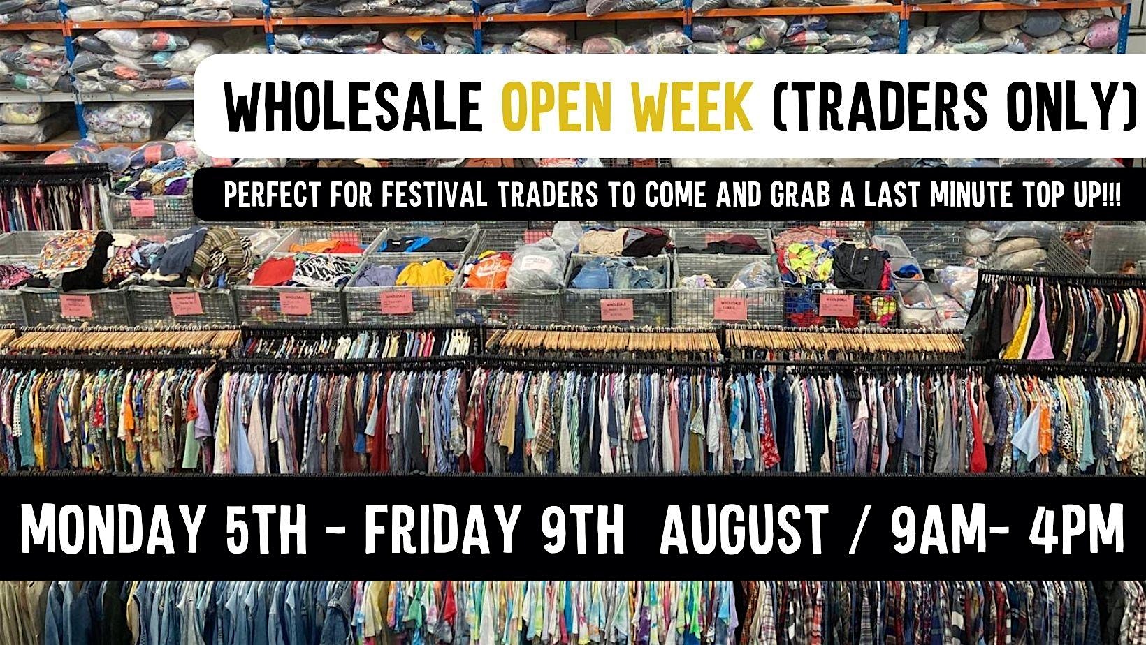 August Trader Wholesale week at our HQ
