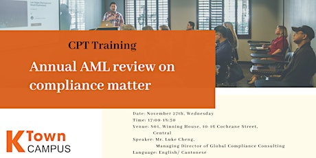 Annual AML review on compliance matter primary image