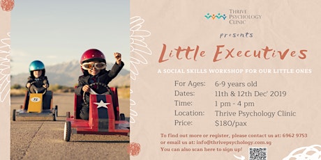 Little Executives: A Socials Skills Workshop for Our Little Ones primary image