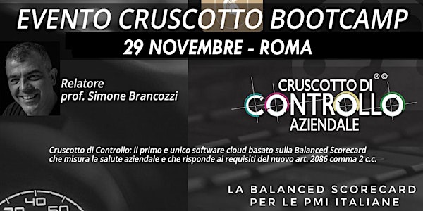 BOOTCAMP CRUSCOTTO DI CONTROLLO, Roma, 29 novembre