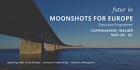 Hauptbild für Futur/io Executive Programme Moonshots for Europe – Copenhagen & Malmø