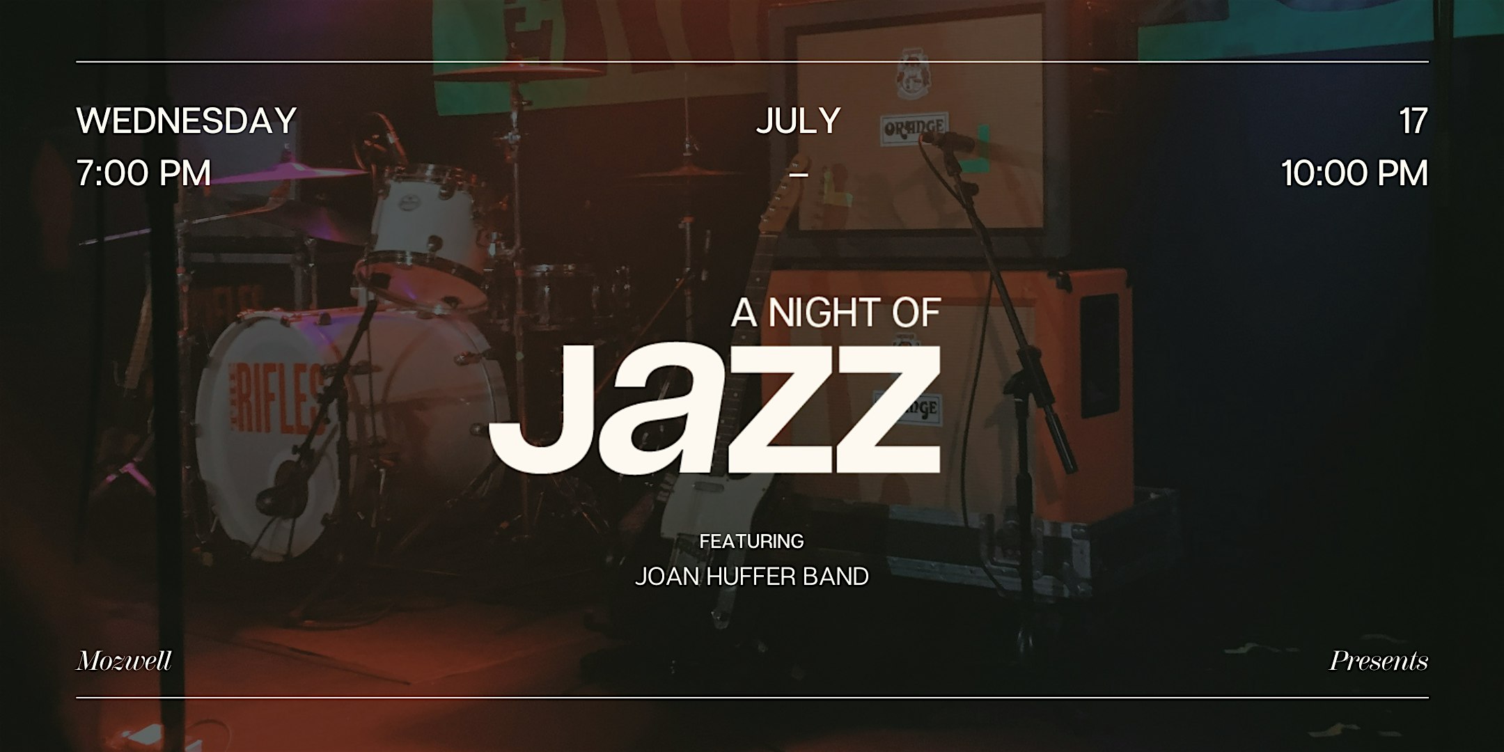 A Night of Jazz at Mozwell Featuring Joan Huffer