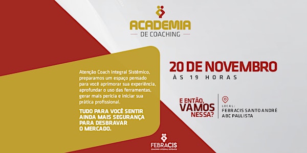 [SANTO ANDRÉ/ABC] Academia de Coaching - 20/11