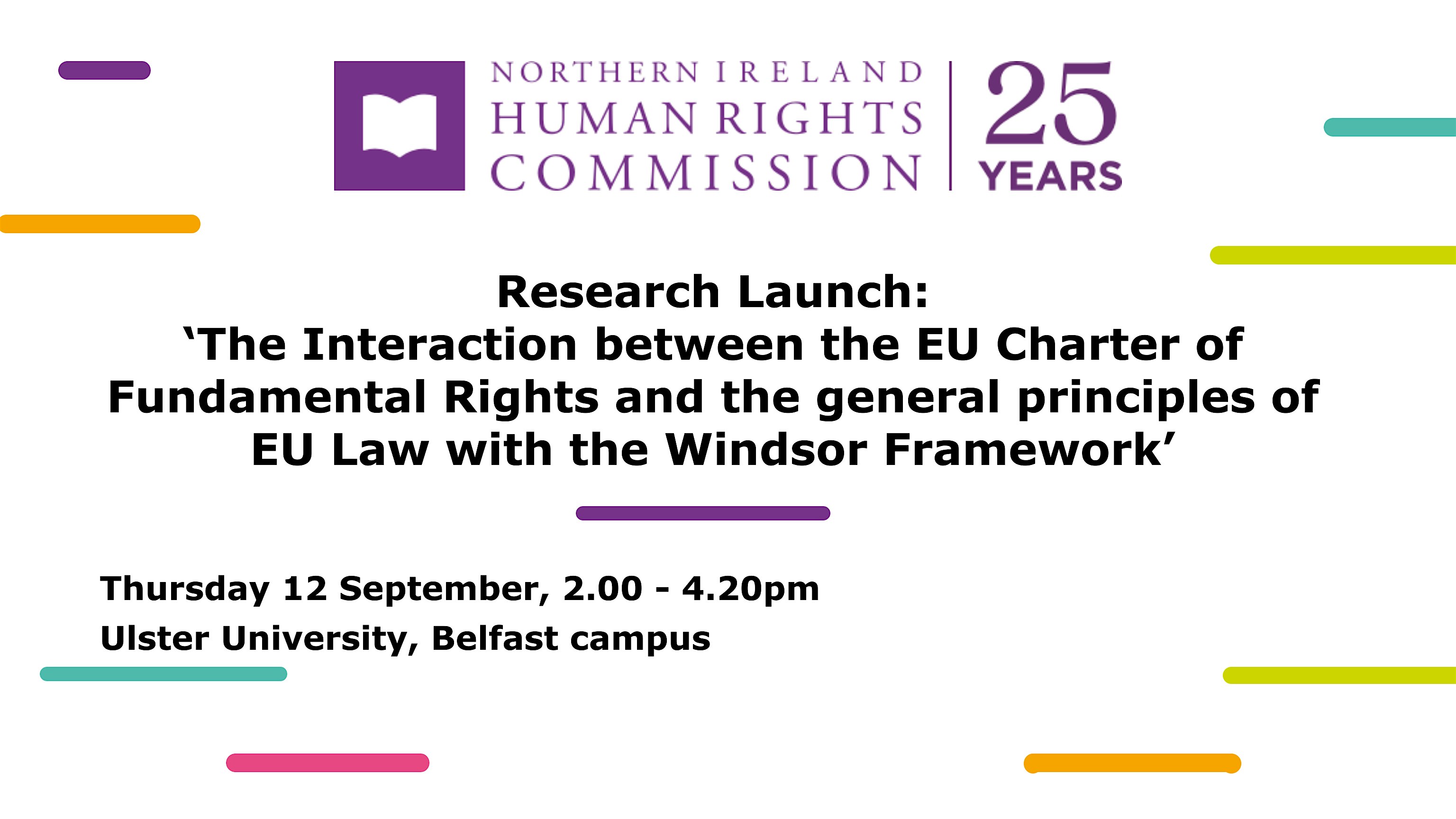 Research Launch: EU Charter of Fundamental Rights & the Windsor Framework
