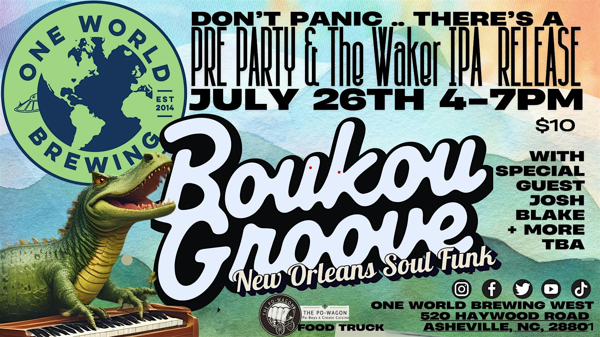 Boukou Groove w\/ Special Guest Josh Blake + More TBA