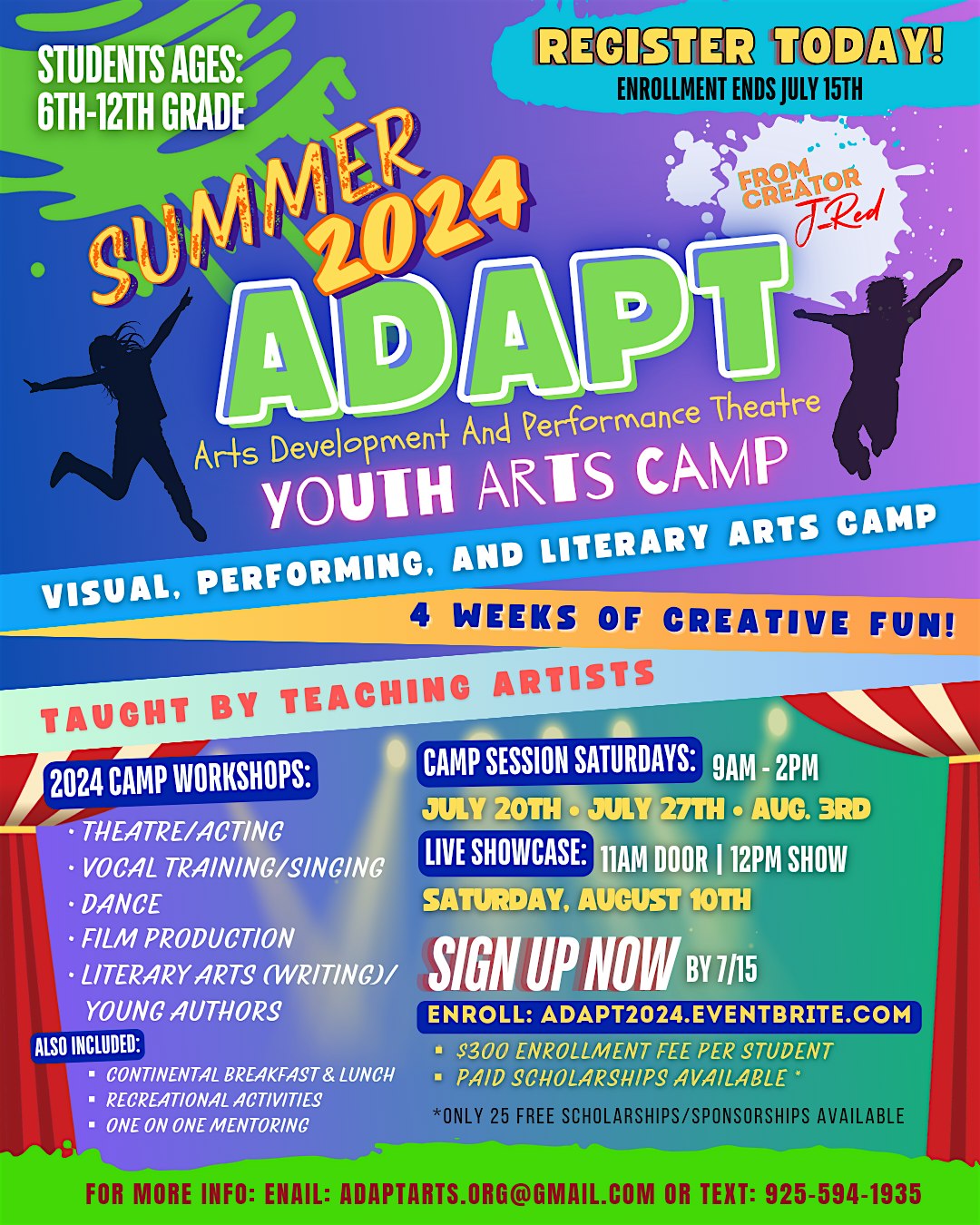 Summer 2024 ADAPT Youth Arts Camp