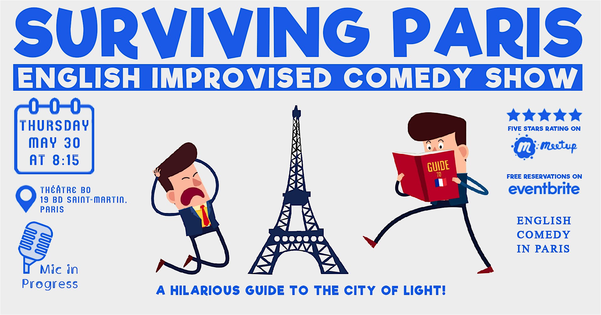 Surviving Paris! | English Improv Comedy Night