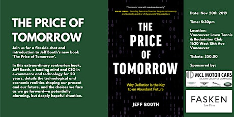 The Price of Tomorrow, a fireside chat with Jeff Booth primary image