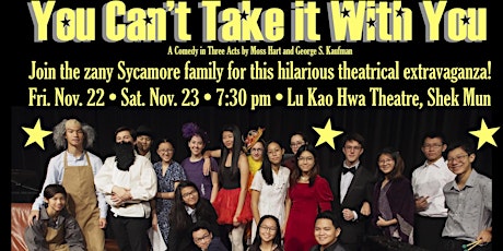 ICS Fine Arts Dept Presents: 'You Can't Take It With You' primary image