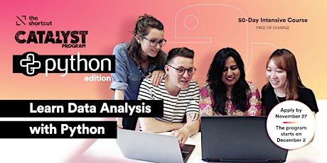 Catalyst Program: Python for Data Analysis - 2nd Info session primary image