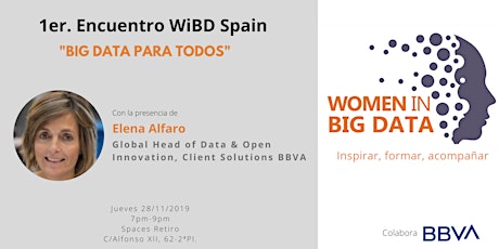 Imagen principal de 1er. encuentro Women in Big Data Spain