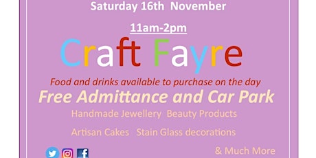 Craft Fayre for Christmas and more primary image