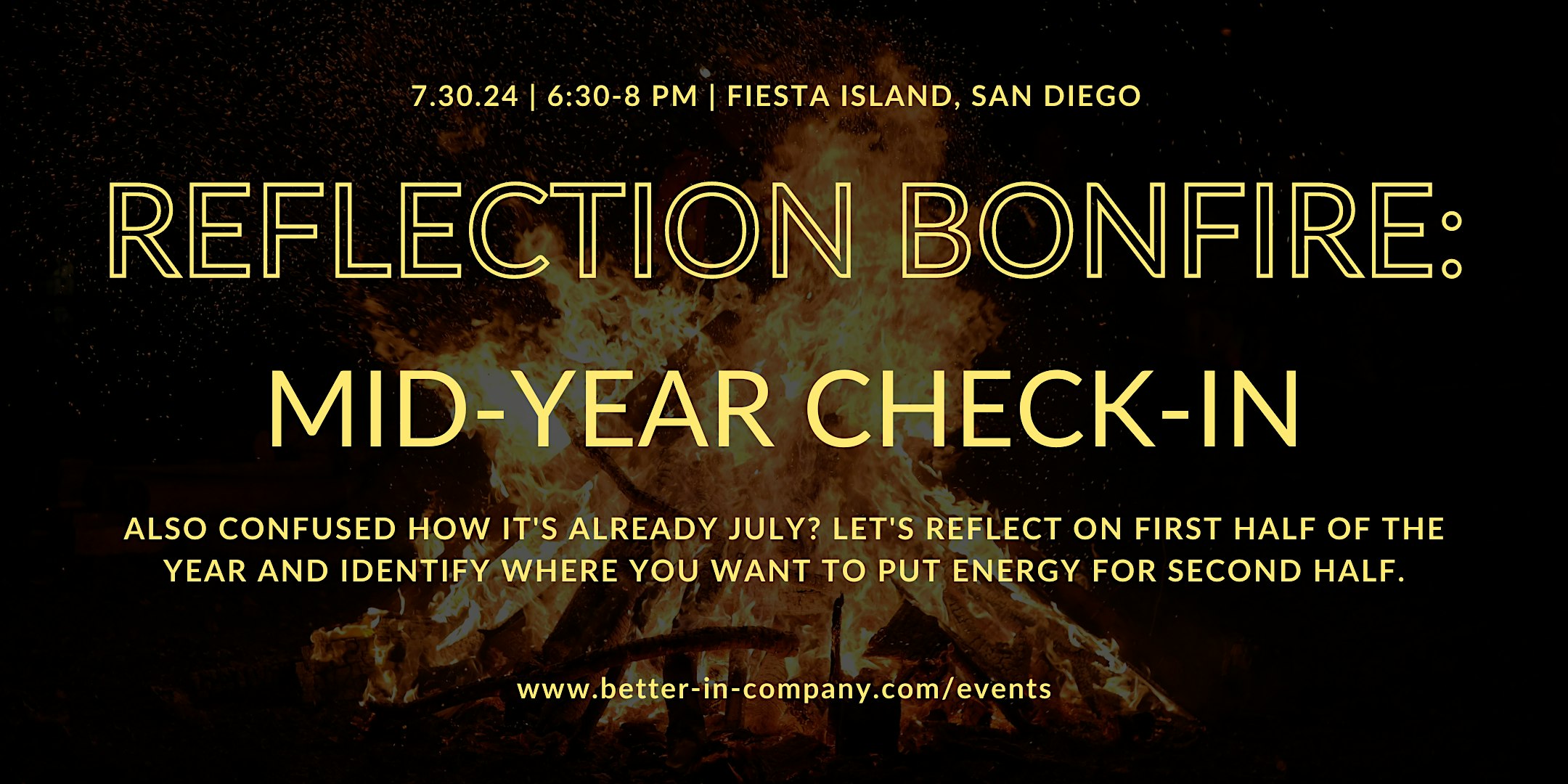 Reflection Bonfire: Mid-year check-in