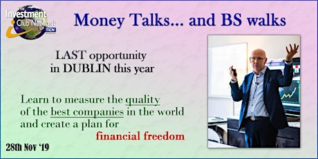 Money Talks... and BS Walks primary image
