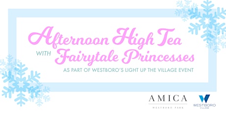Afternoon High Tea with Fairytale Princesses primary image