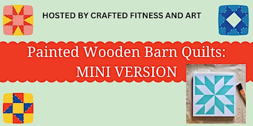 Image principale de Small Wooden Canvas Barn Quilts