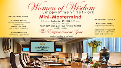 Women of Wisdom Empowerment Network Mini-Mastermind (The Empowerment Zone) primary image
