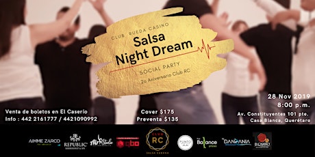 Imagen principal de Salsa Night Dream - 2 Años Club RC