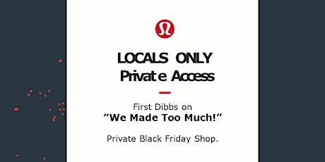 Locals Only Private Access primary image
