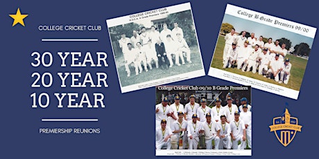 College Cricket Club Premiership Reunions primary image