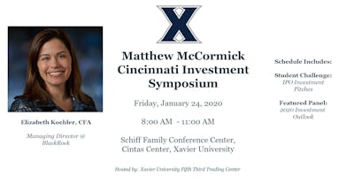 2020 Matthew McCormick Cincinnati Investment Symposium