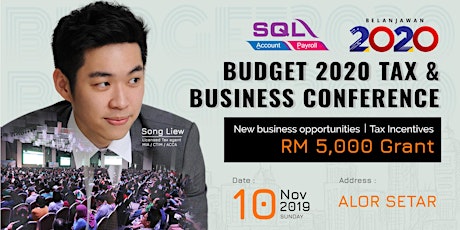 Budget 2020 Tax & Business Conference - Alor Setar @ Star City Hotel primary image