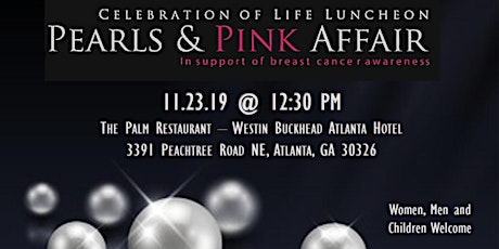 Pearls & Pink Affair Annual Luncheon - 17th Anniversary (in support of breast cancer awareness) primary image