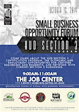 Small Business Opportunity Forum: HUD Section 3 primary image
