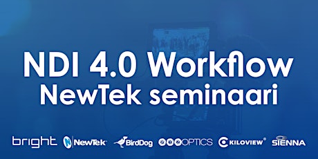 NewTek NDI 4.0 workflow -seminaari primary image
