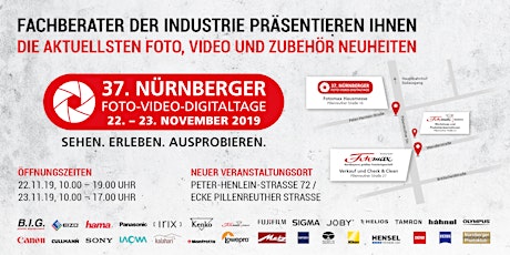 Hauptbild für 37. Nürnberger Foto-Video-Digitaltage 2019