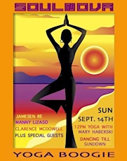 SOULNOVA: YOGA BOOGIE SUNDAY SEPT 14TH SANTA MONICA BEACH. primary image