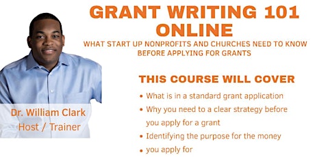 Grant Writing 101 ONLINE!!! primary image