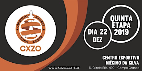 Imagem principal do evento CXZO 2019 5ª ETAPA (DEZ)