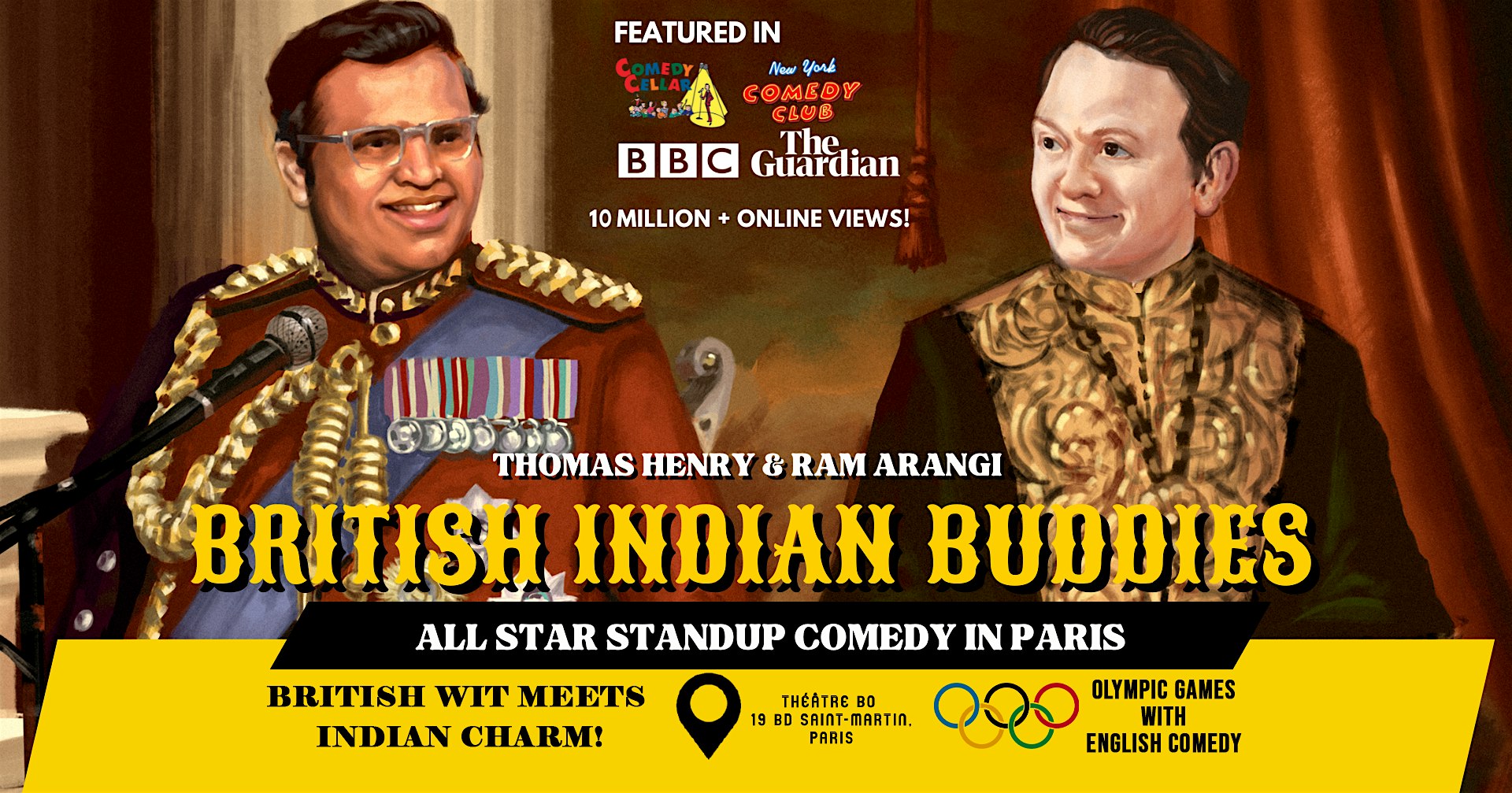 British Indian Buddies – A Cross Cultural Comedy Show – Paris