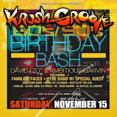 "KRUSH GROOVE" The 80's/90's Bday Bash primary image