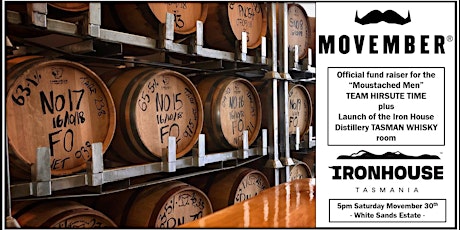 MOVEMBER Fundraiser - Iron House Whisky Room/New Beer Launch & Shave Off