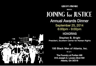Joining for Justice Annual Awards Dinner primary image