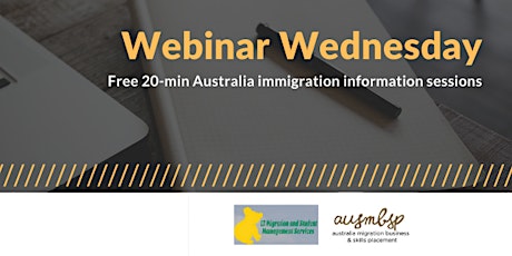 Webinar Wednesdays: Free Australia immigration visa sessions primary image