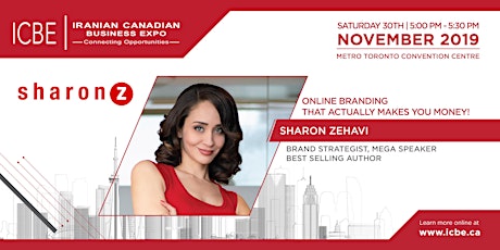 Online Branding that actually makes MONEY!  By Sharon Zehavi at ICBE 2019