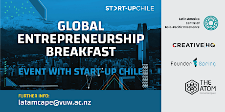 Global Entrepreneurship Breakfast Event with Start-Up Chile primary image