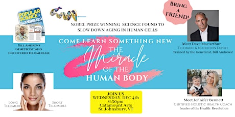 Come Learn The Miracle of the Human Body | BRING A FRIEND!  primary image