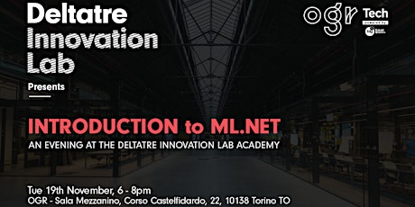 Deltatre Innovation Lab  AI meetup |  Introduction to ML.NET primary image