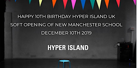 Hyper Island UK is Ten on The 10th! Join us for the soft opening of our new Manchester studio!  primary image